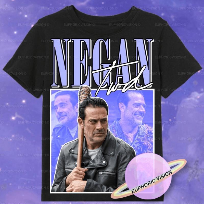 Negan Smith The Walking 90Ã¢â‚¬â„¢s Vintage Tee, Unisex Cotton T-Shirts