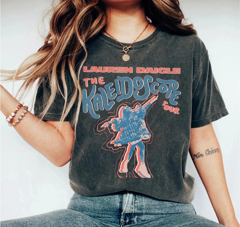 The Kaleidoscope Tour 2023 Shirt, Lauren Daigle 2023 Tour, Thank I Do Tour Gift for men women unisex tshirt, Lauren Daigle Concert Sweatshirt, Hold on