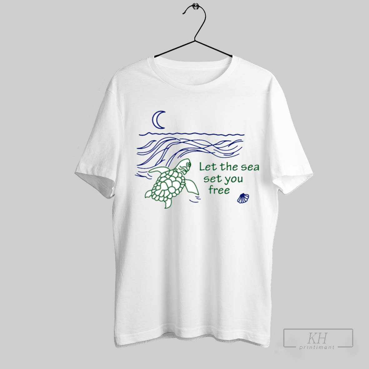 The Let The Sea Set You Free Sea Turtle Shirt T Shirt Hoodie, Sweatshirt | TeeSparky.com