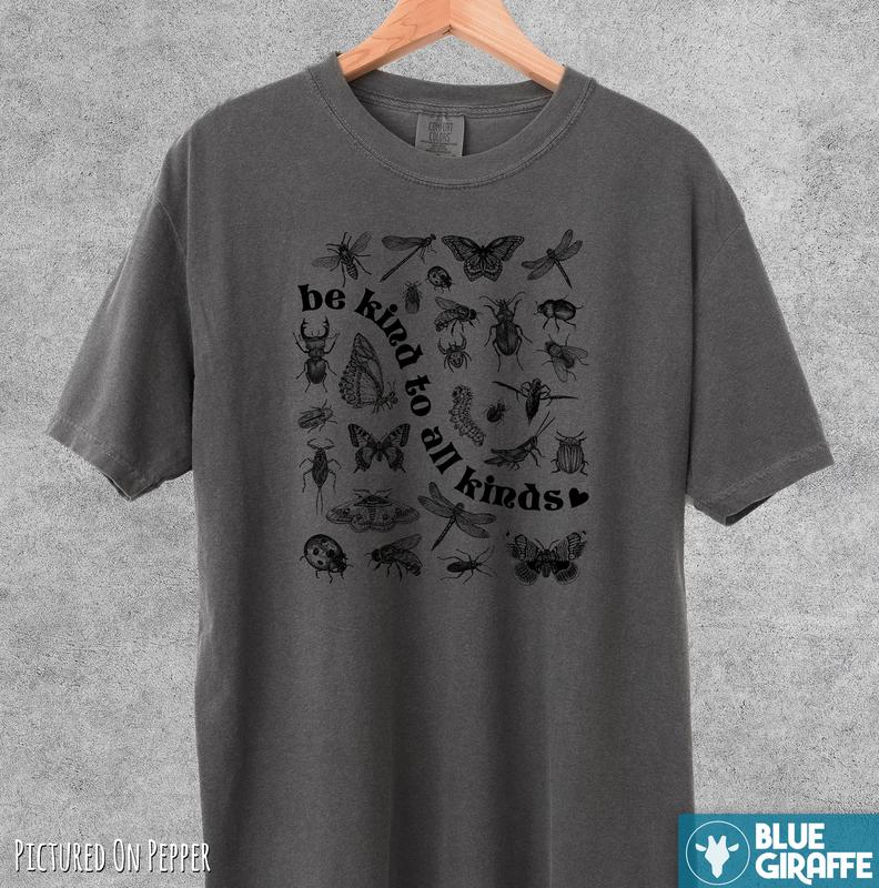 Be Kind To All Kinds Vintage Tshirt, Retro Comfort Colors Shirt