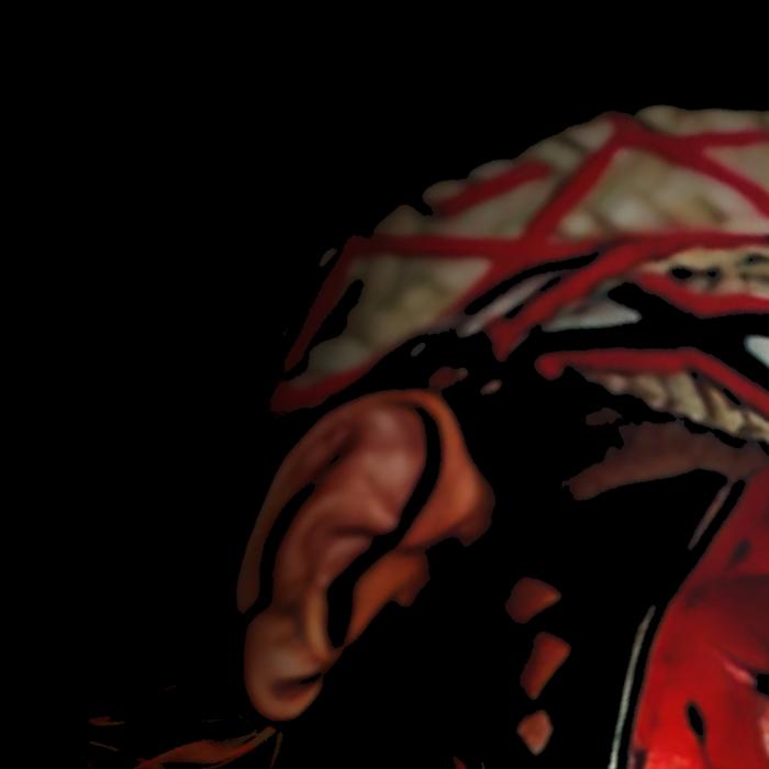 Alex Pereira Poatan Painted Face Portrait Vintage MMA Graphic Design T-Shirt Cotton Menswear