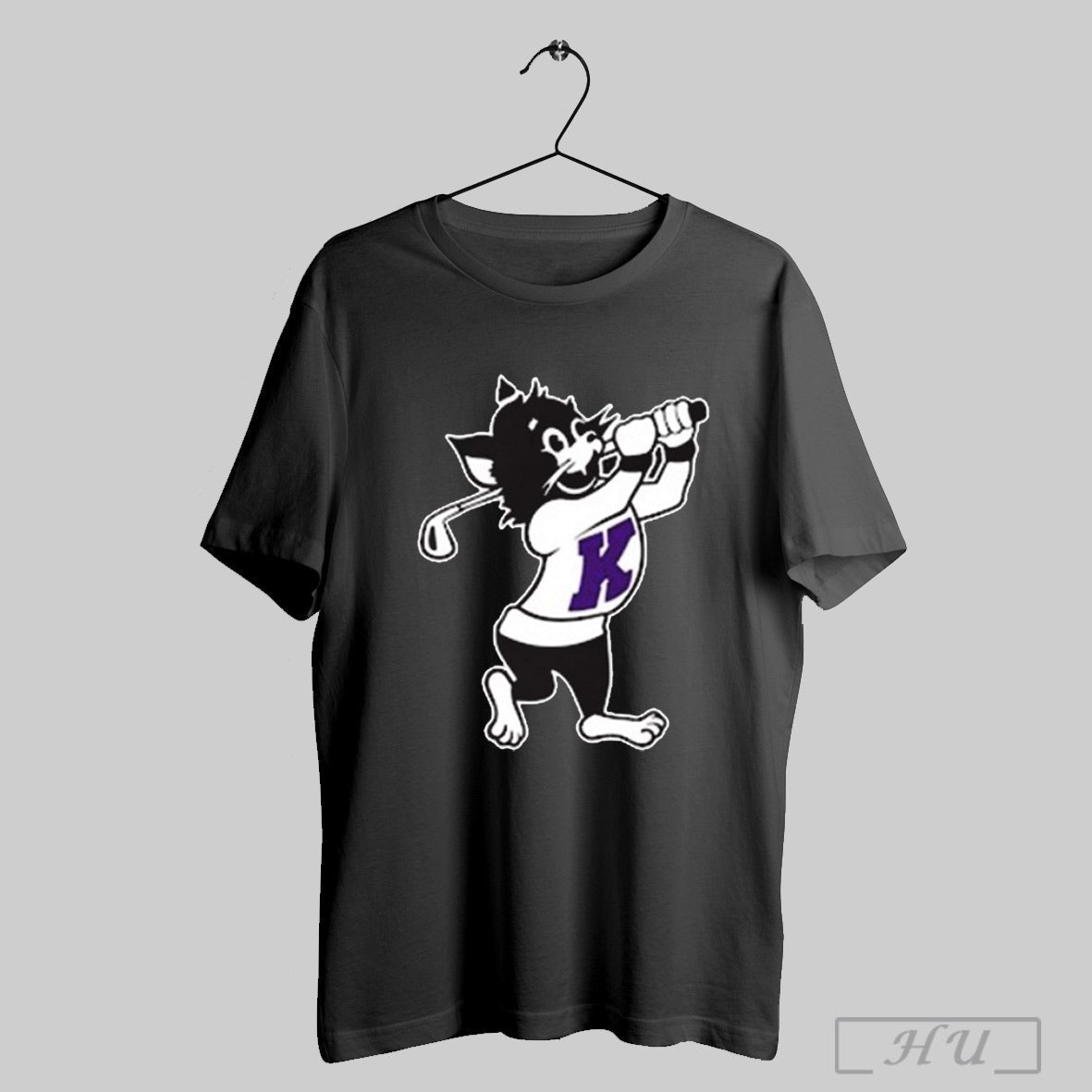 Official Kansas State Wildcat Willie Playing Golf Mascot 2025 T Shirt Sweatshirt Hoodie | TeeSparky.com