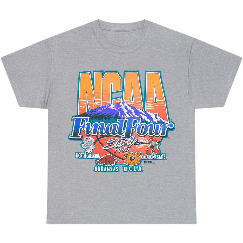 1995 NCAA Final Four Vintage T-Shirt, Graphic Vintage T-Shirt, Full Color T-Shirt, Unisex T-Shirt, For Men, For Women billabongshirts