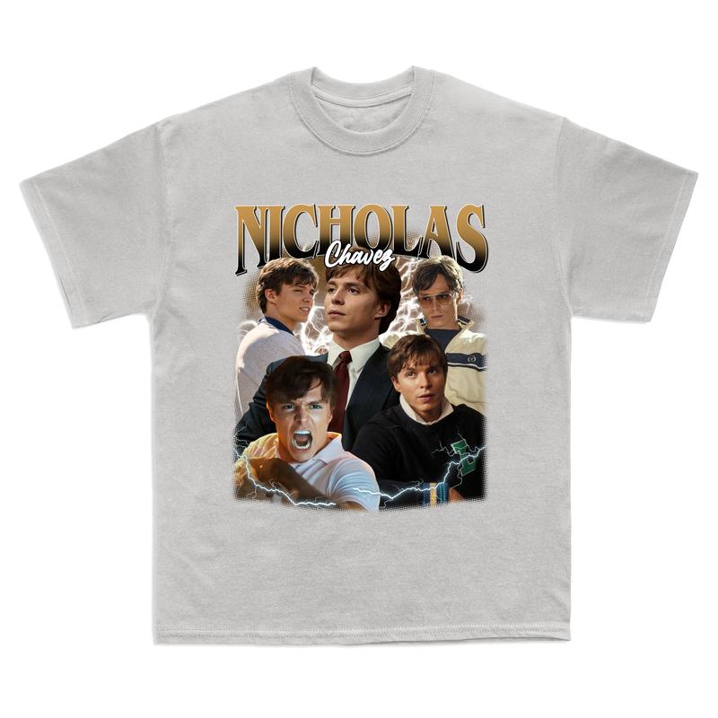 Nicholas Chavez Vintage T-Shirt, Nicholas Chavez Fan Tees Casual Fit Fabric Top, Ideal Gift for Movies Lovers - Fleece, Womenswear