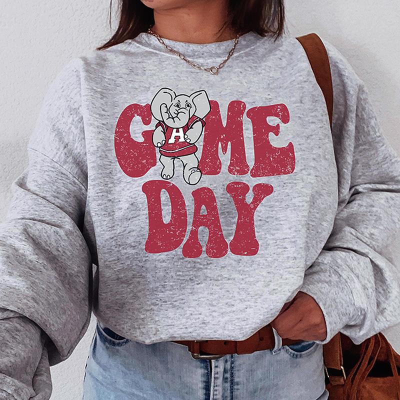 All Team Vintage College Football Sweatshirt, Sport Grey Sweatshirt, Classic NCAA Style, Gift for Fans, Cotton Comfort Wear, Unisex Collection