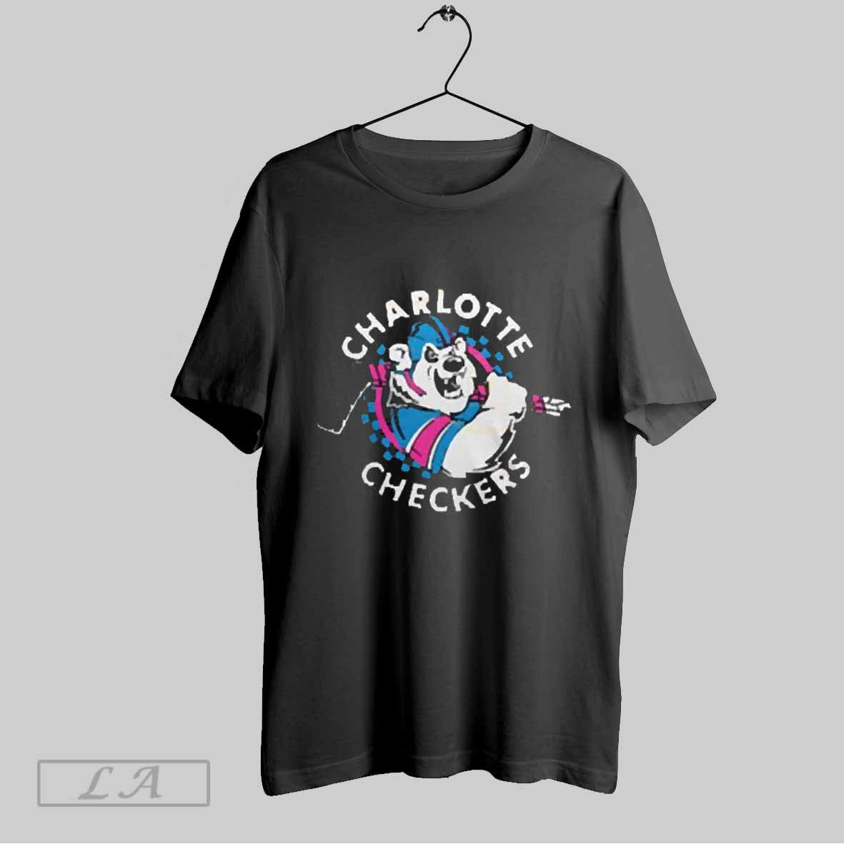 Top Charlotte Checkers Neon Night 2025 T Shirt Sweatshirt Hoodie Shirt | TeeSparky.com