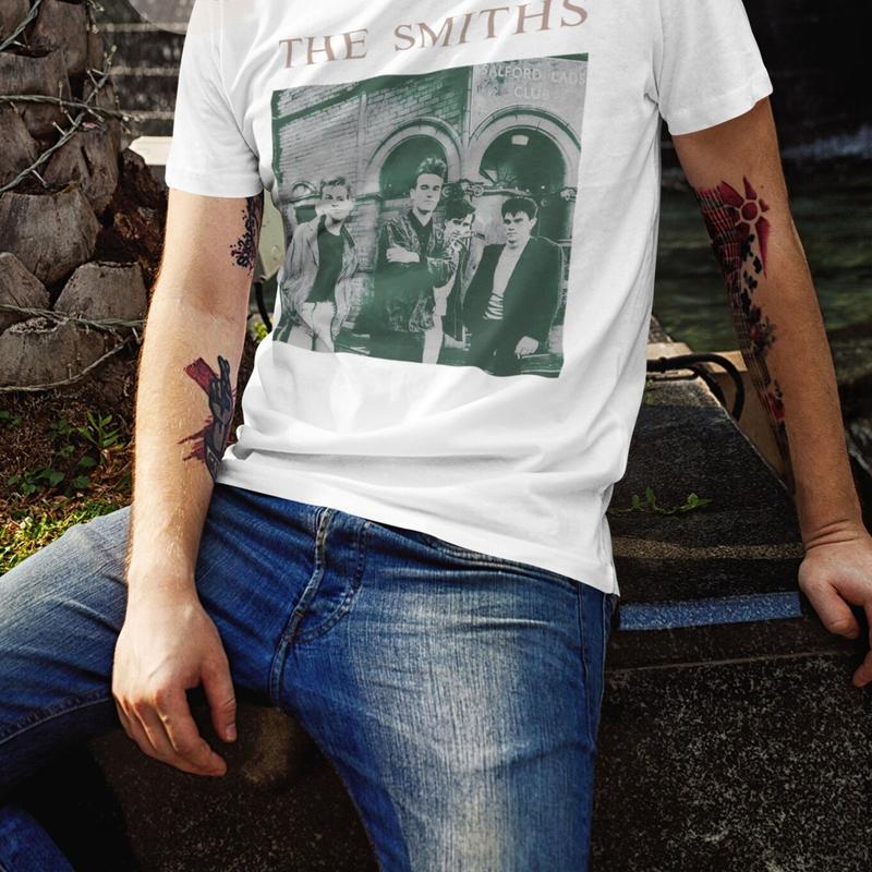 The Smith Unisex T-Shirt, Meat Is Murder Album Tee, Music Band Graphic Shirt - Rock Music Merch, Vintage Gift Cotton Fabric