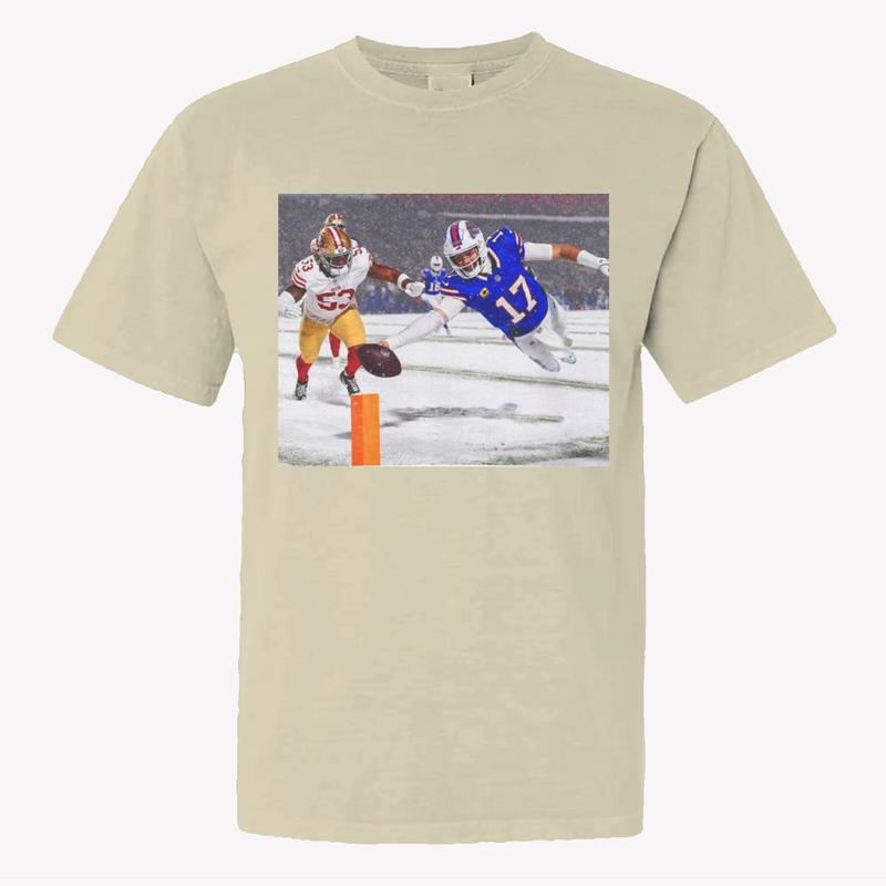 Vintage Josh Allen T-Shirt, Josh Allen Won San Francisco, Buffalo Football Team Shirt, Perfect for Fans of Buffalo, Gildan Full Size Color