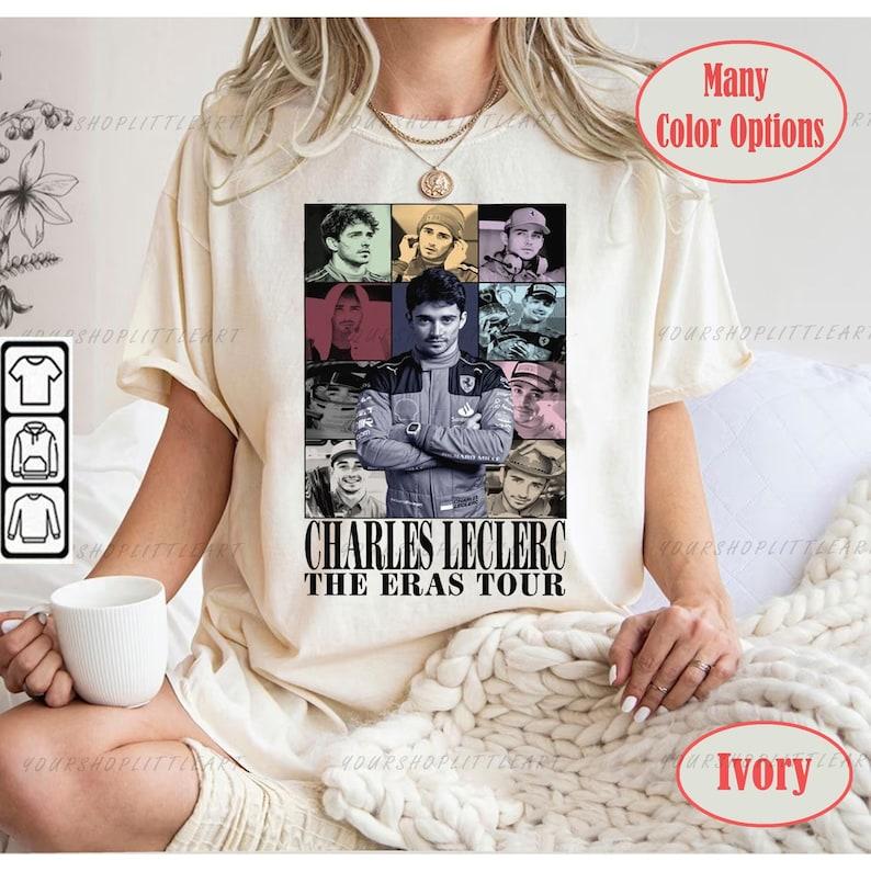 Charles Leclerc The Eras Tour Shirt Vintage Racing Tshirt Bootleg Charles Leclerc Tee Vintage Design Graphic Tee 90s Sweatshirt Gift - Unisex T-Shirt,