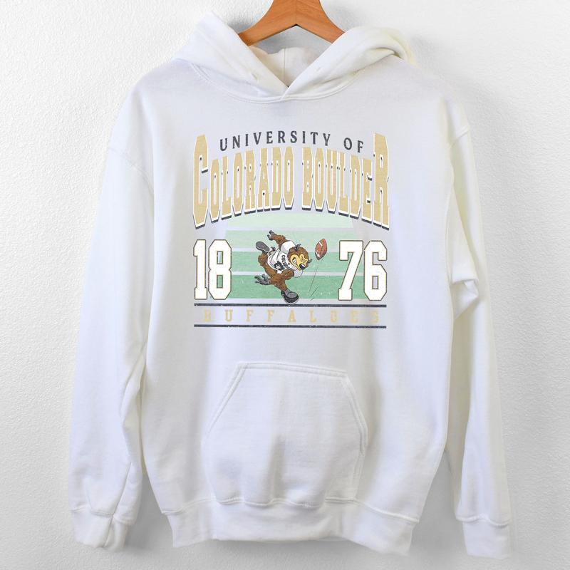 Colorado Buffaloes Vintage NCAA Sweatshirt, Unisex Colorado Football Shirt, Classic Sport Hoodie Gift for Football Fans, Cotton, Sweatshirt, T-Shirt