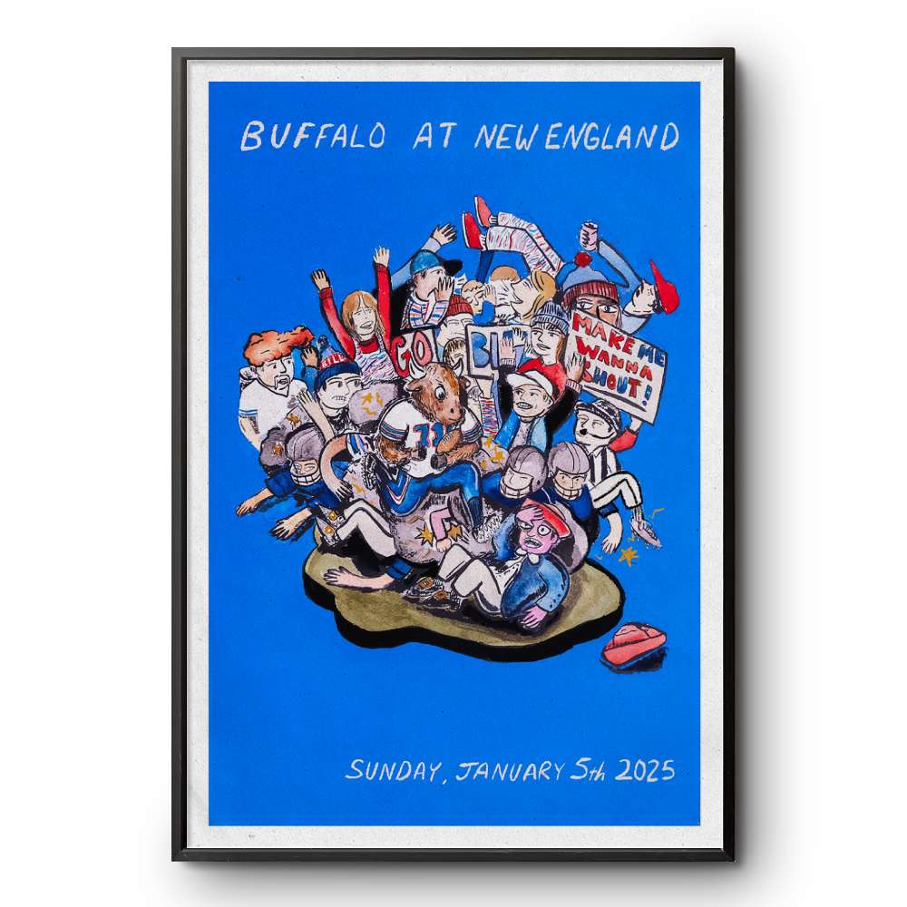 January 5th 2025 Buffalo Bills New England Patriots Poster