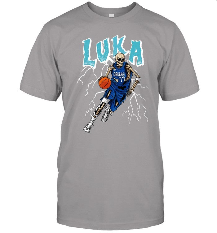 Luka Doncic Dallas Skeleton Graphic Tee