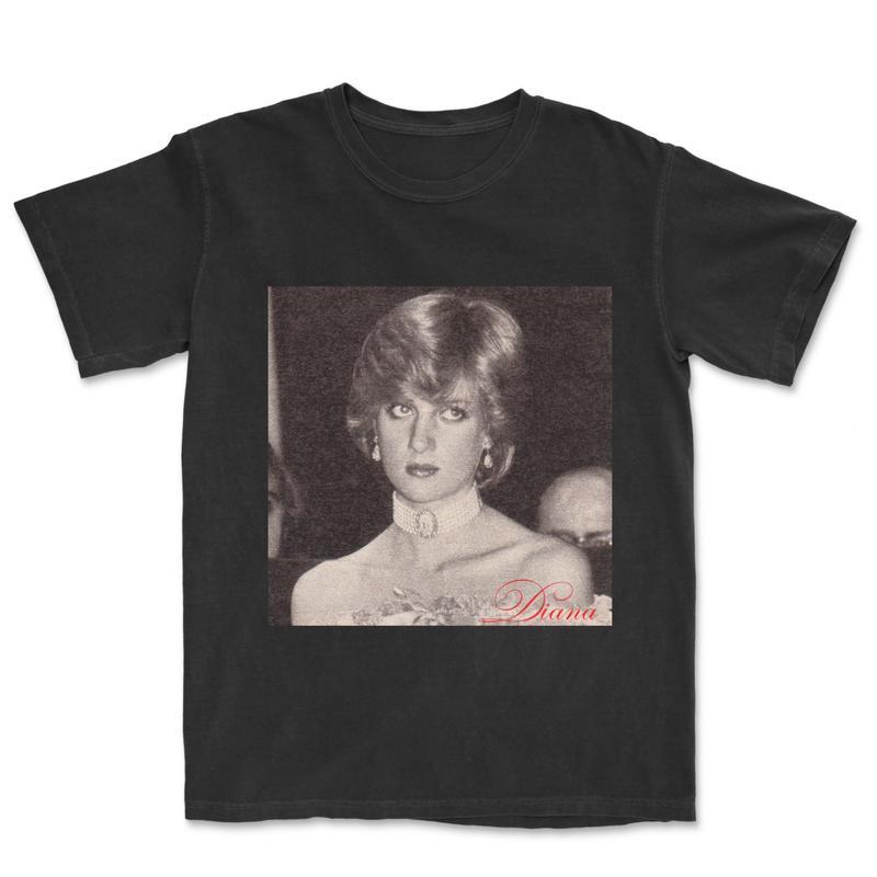 Princess Diana Vintage Graphic T-Shirt, Unisex Crewneck T-Shirt, Gift For Men Women