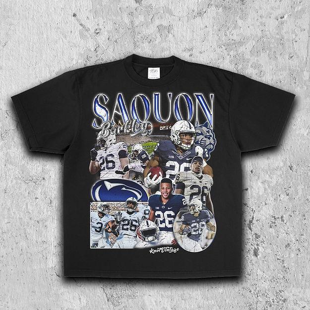 Saquon Barkley Penn State Tee  Vintage Tee  Men's Graphic T-Shirt  Gift For Fan