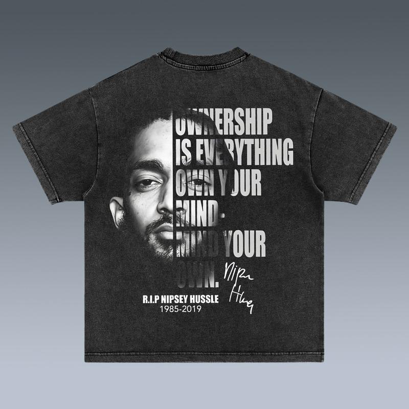 VINTAGE TEE  NIPSEY HUSSLE V2 , , tour 2024 shirt, Hiphop Shirt, Rapper Shirt Sweatshirt, Hoodie, Comfort Colors