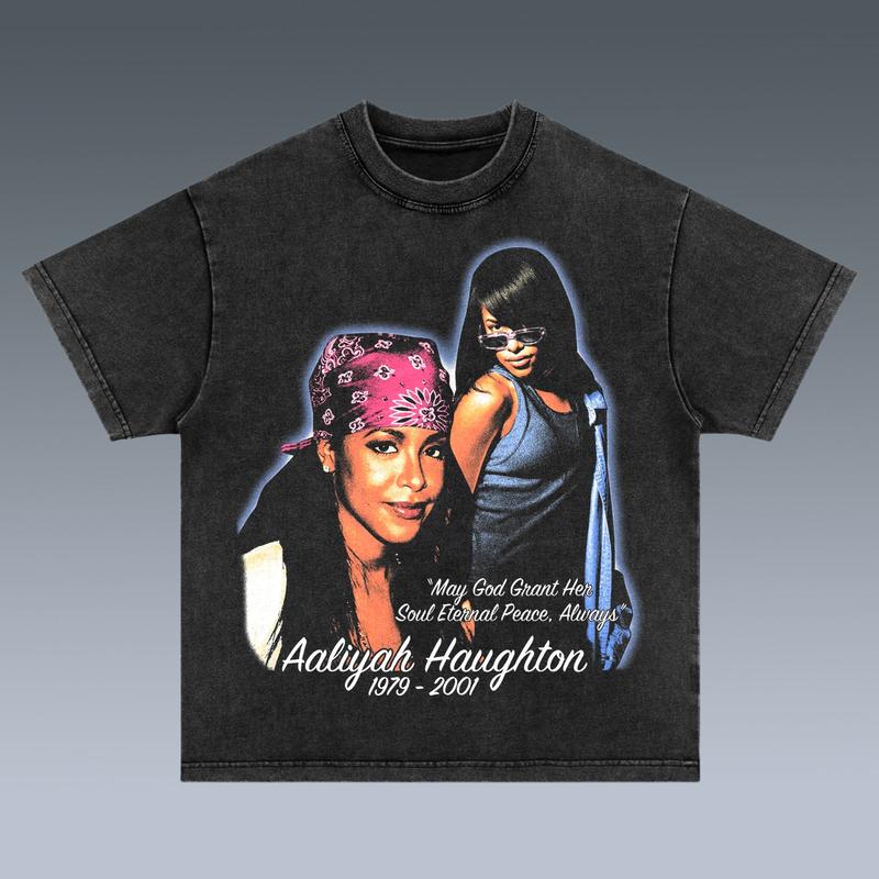 VINTAGE TEE  AALIYAH , Free Shipping, tour 2024 shirt, Hiphop Shirt, Rapper Shirt