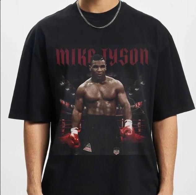 Vintage Wash Mike Tyson T-shirt, Vintage Acid Wash Iron Mike T-shirt, Vintage Champion Mike Tyson Graphic Tee