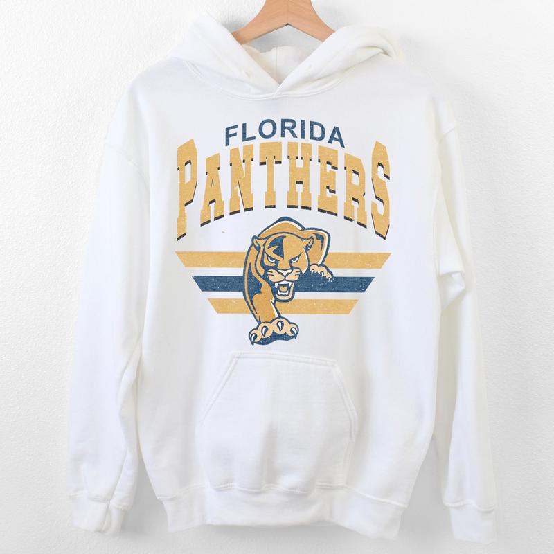 FIU Panthers Vintage NCAA Sweatshirt, Unisex FIU Football Shirt, Classic Sport Hoodie for Fans, Gifts For Men and Women, Cotton, T-Shirt