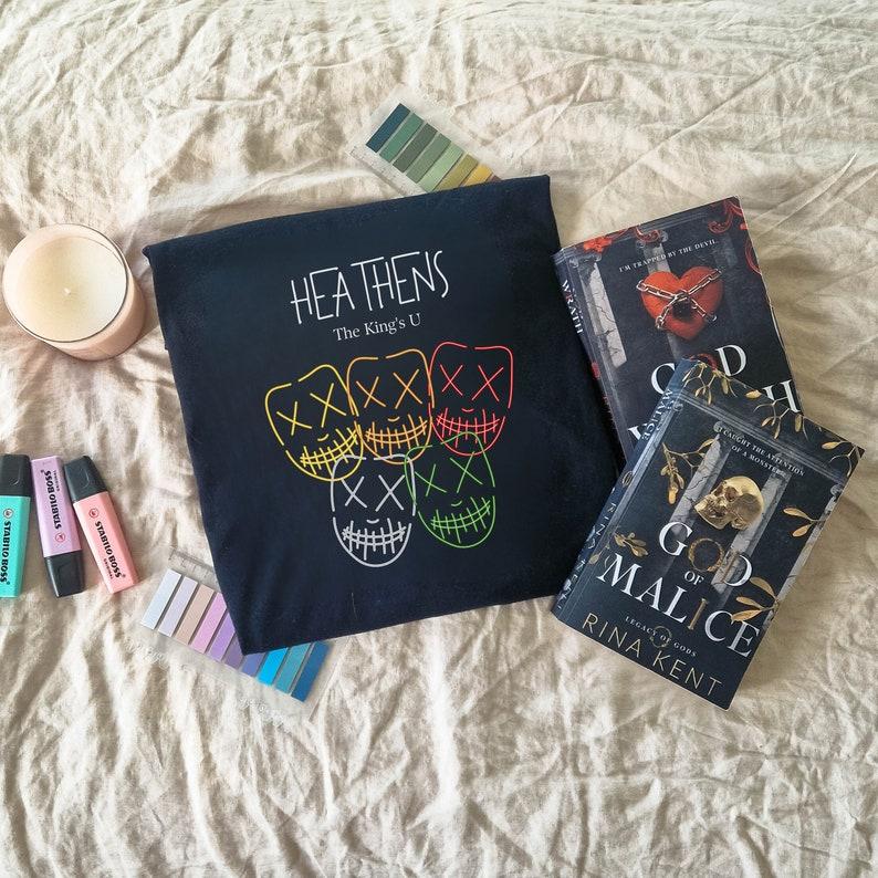 Legacy of Gods Heathens Sweatshirt, Rina Kent Merch, Smutty Readers Shirt, Dark Romance Shirt, Bookish Merch,... (Image 3)