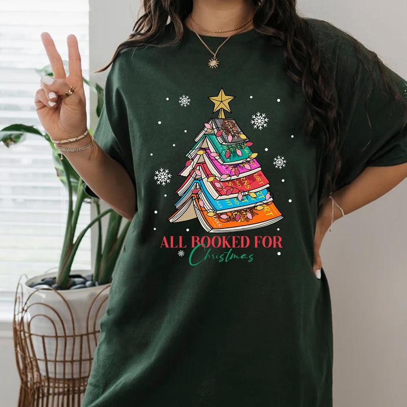Acotar All Booked for Christmas Sweatshirt, Book Christmas Tree Shirt, Dark Romance Merch, Fantasy Book, Book... (Image 3)