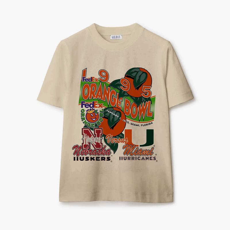 Vintage NCAA Orange Basketball College Unisex T-Shirt, Sweatshirt, Hoodie  Available in Sizes S-3XL Classic Collar