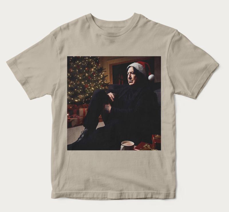 Severus Snape Home Alone Vintage T-Shirt, Funny Christmas Tee, HARRY POTTER Funny Tee, Movie Shirt, Unisex T-Shirt, Gift For Men Women