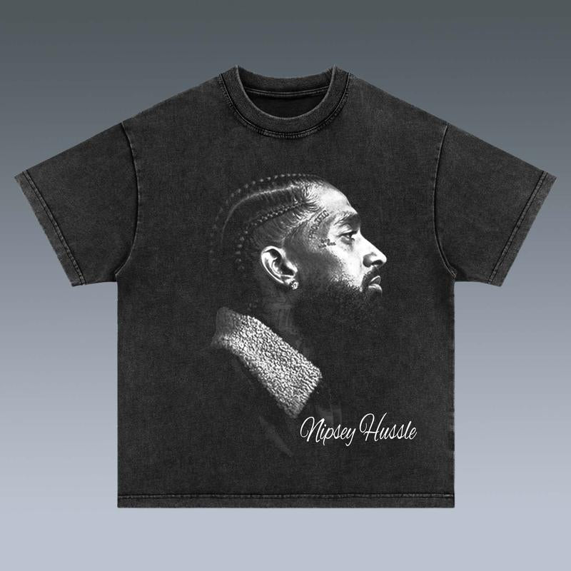 VINTAGE TEE  NIPSEY HUSSLE V2 , Free Shipping, tour 2024 shirt, Hiphop Shirt, Rapper Shirt