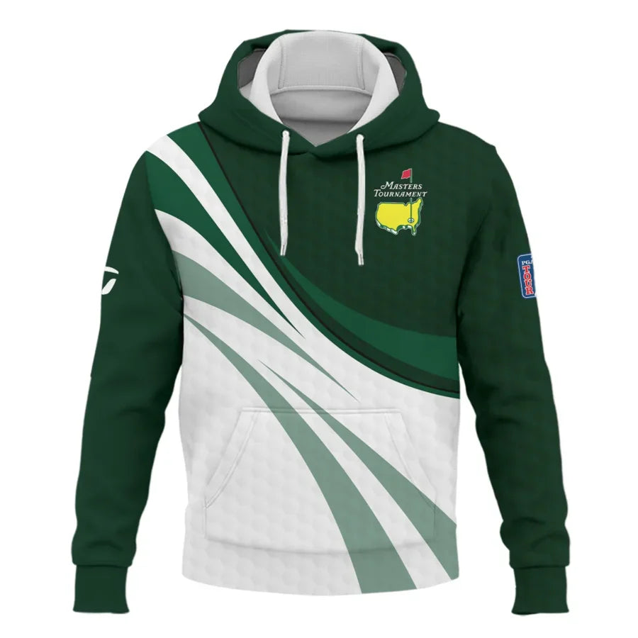 Golf Sport Masters Tournament Taylor Made Hoodie Shirt Green Color Sports Golf Ball Pattern All Over