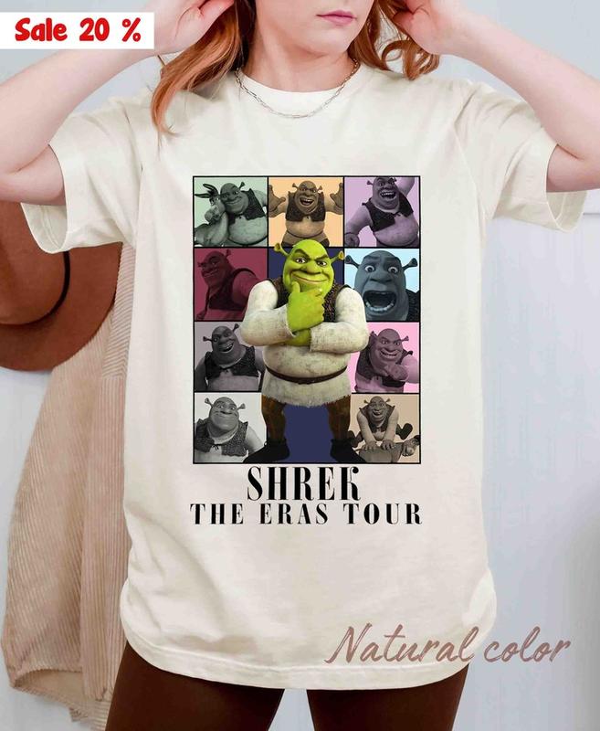 Shrek Eras Tour Funny Trending T-Shirt, Fiona and Shrek T-Shirt, Funny Shrek Trending Tee, Shrek Eras tour T-Shirt, Funny Trending Shrek T-Shirt, Gift
