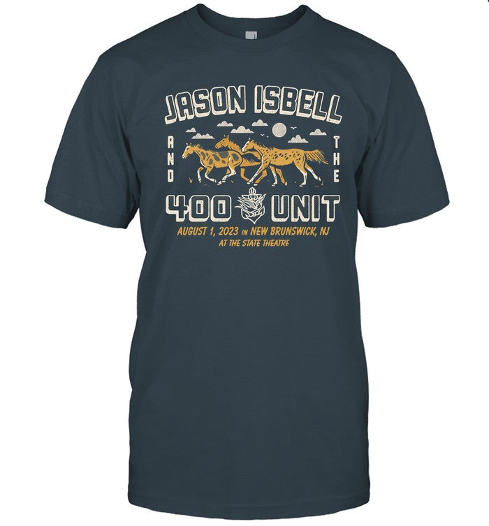Jason Isbell And The 400 Unit 2023 Tour New Brunswick, NJ T-Shirt
