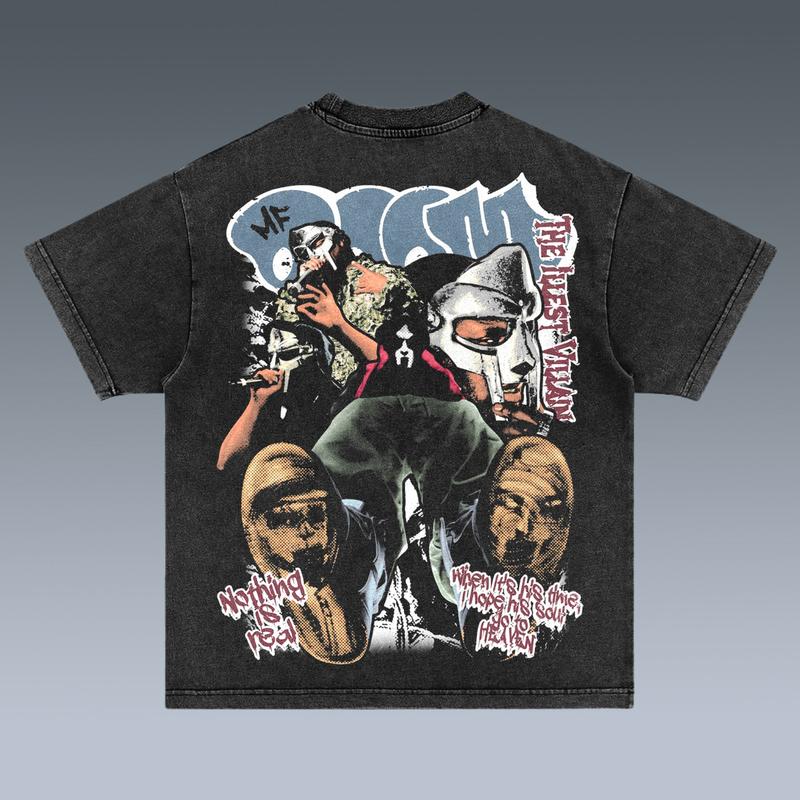 VINTAGE TEE  MF DOOM , Free Shipping, tour 2024 shirt, Hiphop Shirt, Rapper Shirt