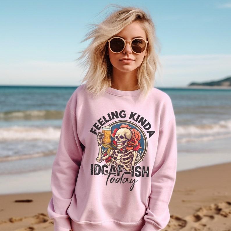 Idgaf Sweatshirt, IDGAF-Ish Sarcastic Shirt, Moody Sweater, Introvert Gift Hoodie | TeeSparky.com (Image 4)