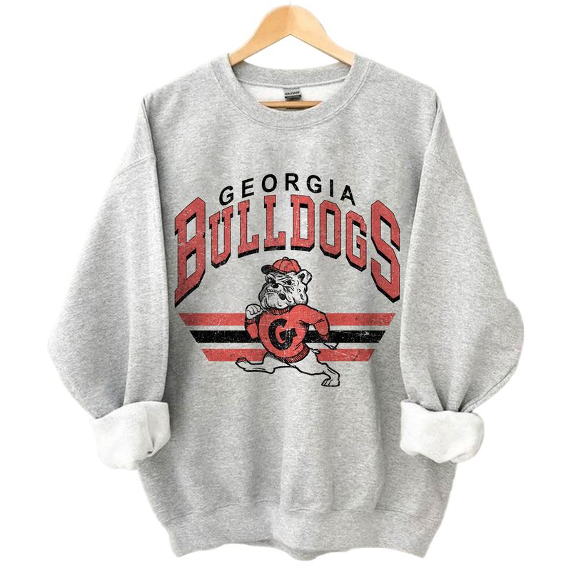 Georgia Bulldogs Vintage Football NCAA sweatshirt , The University of Georgia Unisex Vintage NCAA sweatshirt , Classic Football sweatshirt , Gifts For Football Fan Sport