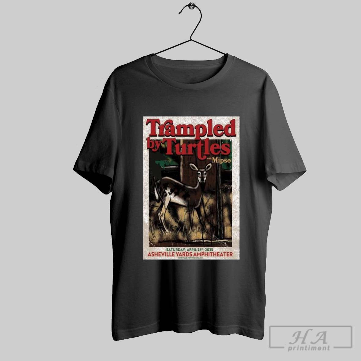 Trampled By Turtles April 26 2025 Asheville Yards Amphitheater Nc Event Poster Shirt Hoodie Sweatshirt | TeeSparky.com