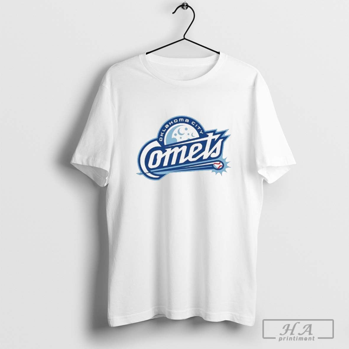 Official OKC Comets Glow in the Dark Logo Shirt Hoodie Sweatshirt | TeeSparky.com