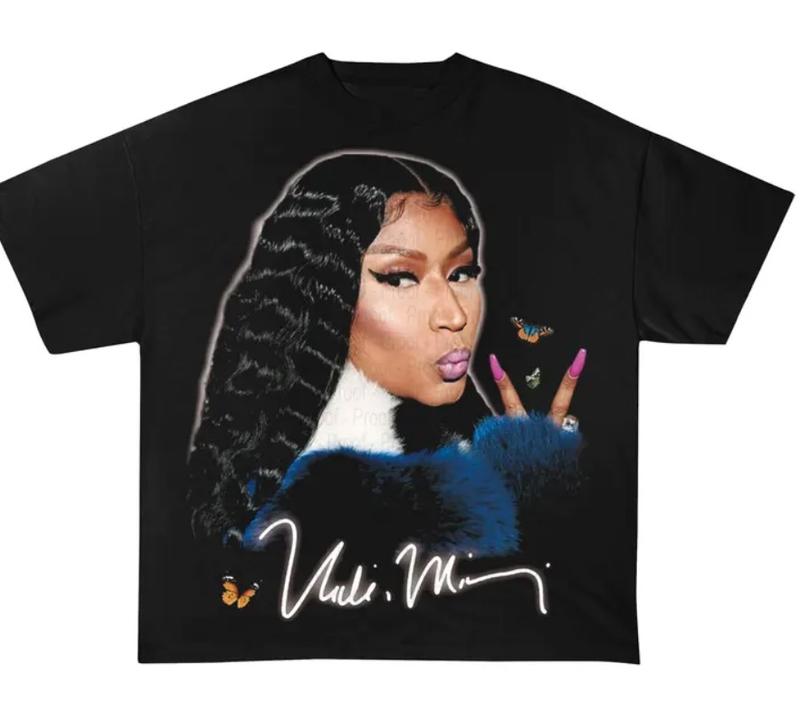 Niicki Miinaj Shirt, Pink Friday 2 Shirt, Gag City Girl T-Shirt, Lewinsky Airbrush Shirt, Gag City Tour 2024, Tour 2024 Shirt