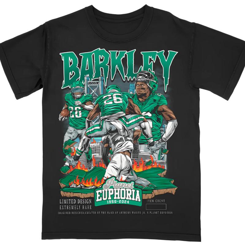 Saquon Barkley V2 Planet Euphoria Shirt, Vintage 90s Unisex Football Tees, Football T-Shirts, Sports Shirt, Game Day Tee, Football Fan Gifts