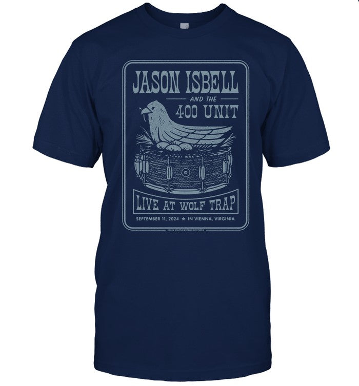 Filene Center at The Wolf Trap in Vienna, VA Sep 11, 2024 Jason Isbell and the 400 Unit Tour Shirt