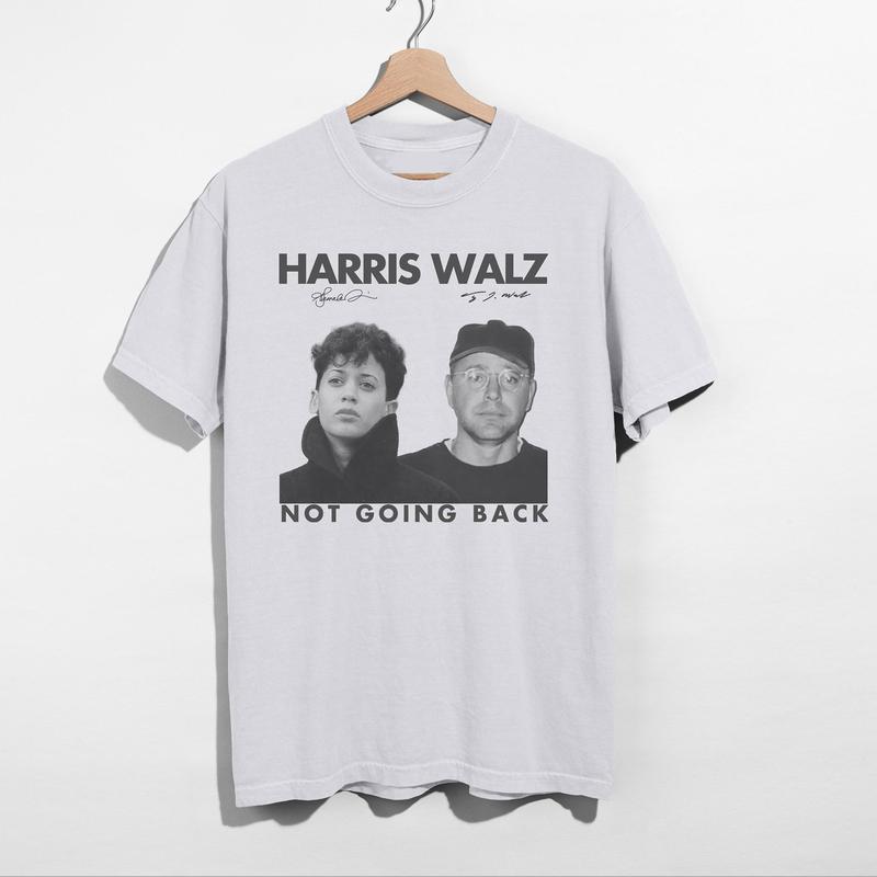 Vintage Young HÃÂ°rris Walz Mug T-Shirts, HÃÂ°rris Walz Not Going Back Shirts