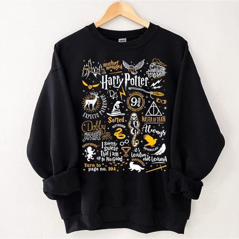 Harrry Pottter Quotes Shirt, Harrry Pottter Merch, HP Fan Gift, Vintage #Hogwarts House Shirt, Potterhead Shirt Gift, Magic World Shirt, Retro Wlzards