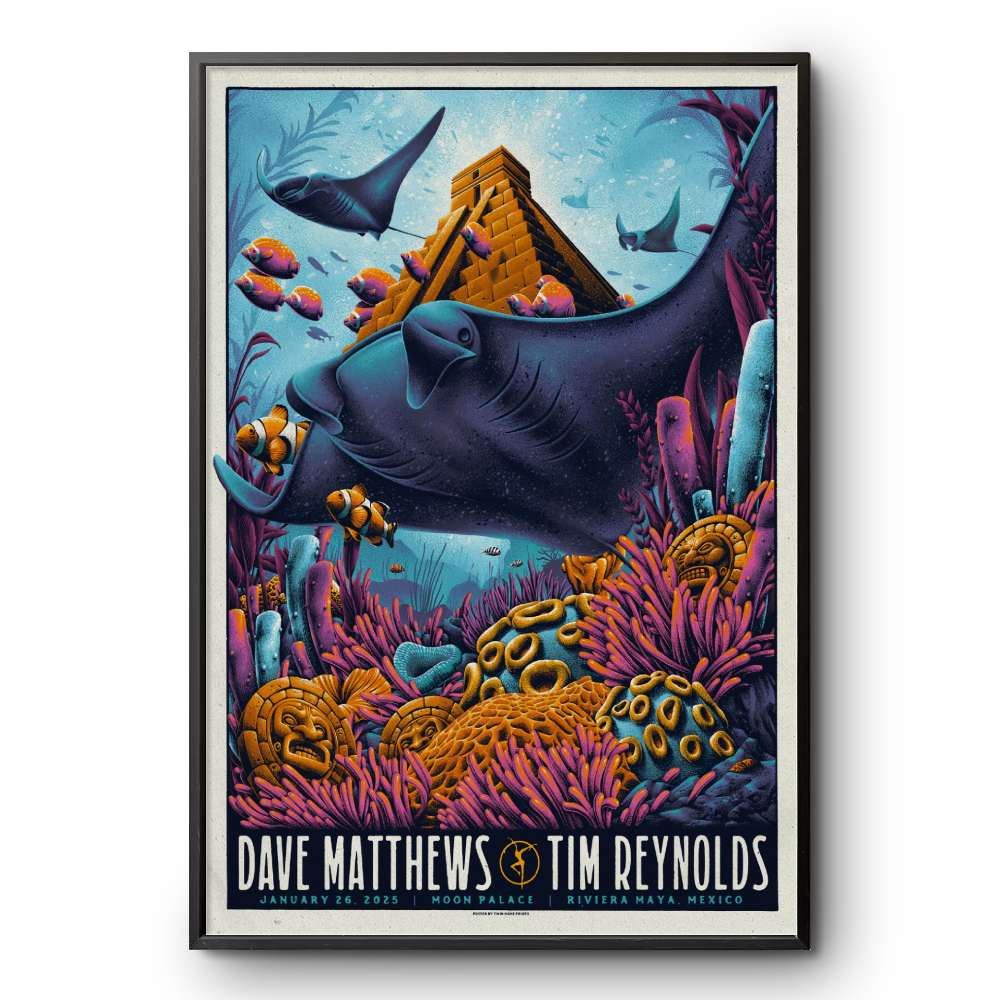 January 26th, 2025 Dave Matthews Band & Tim Mexico Moon Palace Riviera Maya Poster
