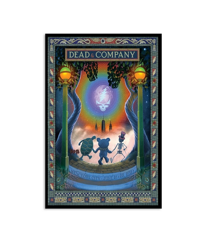 Dead & Company Citi Field, New York City Tour June 21 & 22 2023 Poster