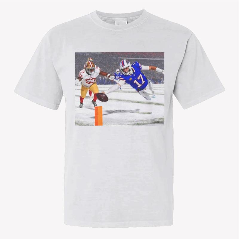 Vintage Josh Allen T-Shirt, Josh Allen Won San Francisco, Buffalo Football Team Shirt, Perfect for Fans of Buffalo, Gildan Full Size Color