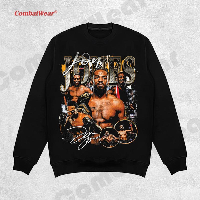 JON JONES TEE,Boxing T-shirt, Fighter Tee, Boxer Shirt, Sports Shirt, Vintage Boxing Tee, Graphic Boxing Champ T-Shirt Hoodie Sweatshirts
