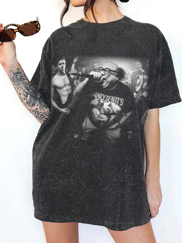 Funny DANNY DEVITO T-SHIRT, VINTAGE Movies T-Shirt, Funny Graphic Tees, Vintage Men's Top - Cotton, Polyester