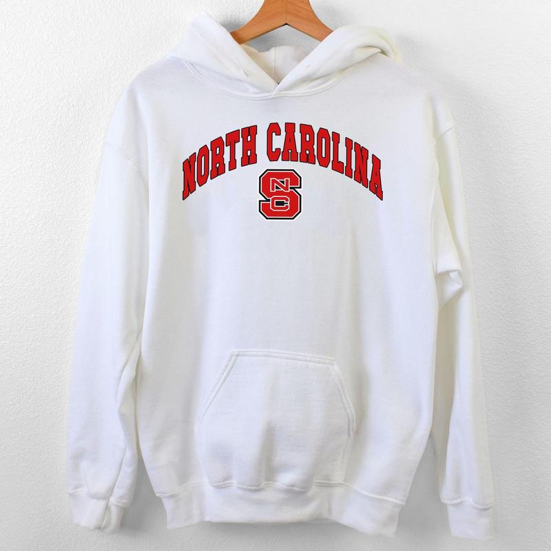 NC State Wolfpack Vintage Football NCAA Trendy Sweatshirt, North Carolina State University Unisex Football NCAA Shirt, Cotton, Crewneck, Gifts for men