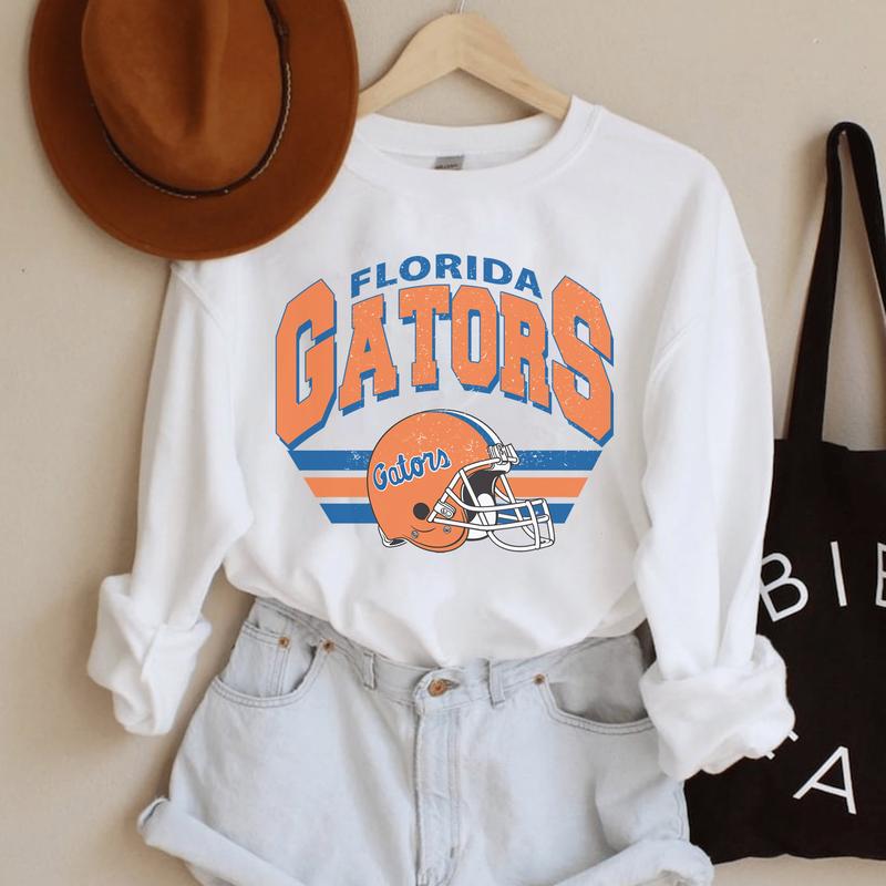 Vintage The University of Florida Football Sweatshirt, Trendy Florida Gators Football Fan Gifts, NCAA Florida Gators Football Game Day, Florida Gators Football Women Shirt Florida Gators Sweatshirt HSW01