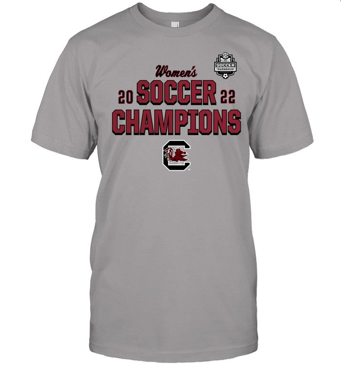 Gamecocks 2022 SEC Women's Soccer Conference Tournament Champions T-Shirt