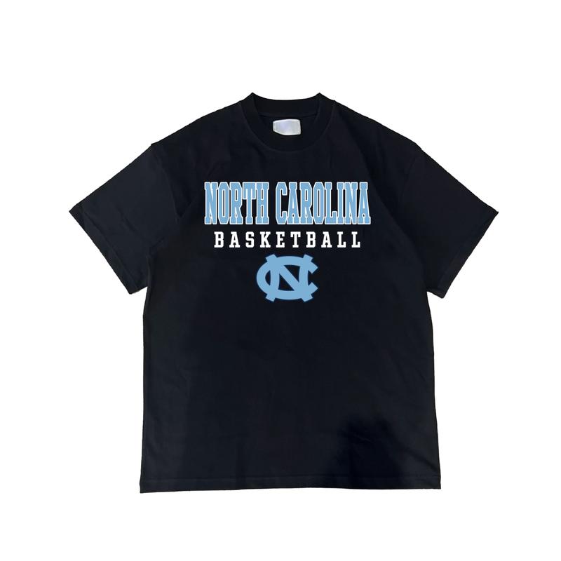 BLACK T-SHIRT Vintage NCAA Basketball College 90S All Teams Sport Classic Sweater Pullover Long Sleeve Sweatshirts t shirt Menswear Casual