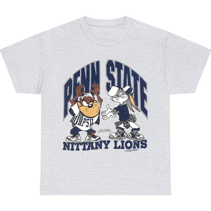 Vintage NCAA Penn State Looney Tunes T-Shirt, Full Color T-Shirt, Unisex T-Shirt, For Men, For Women smilingfriendsmerch